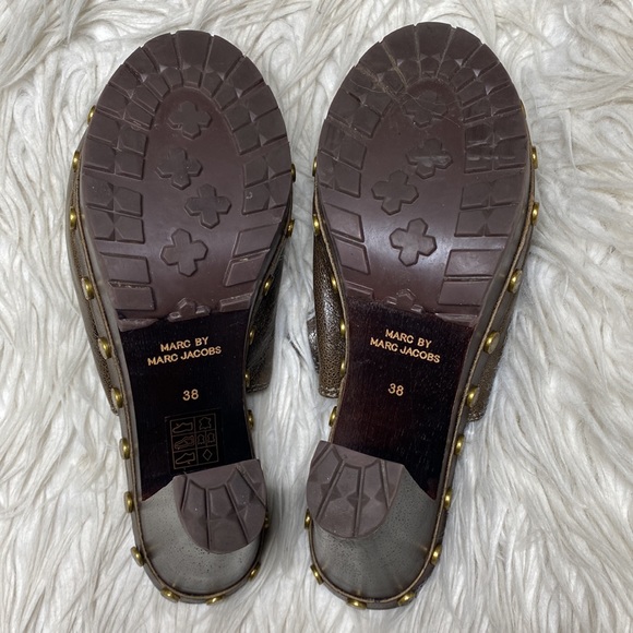 Marc by Marc Jacobs studded leather clogs - Picture 7 of 11